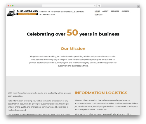Ventix Framework WP theme - klingshirnandsons.com