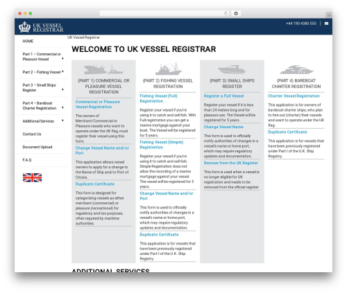 Wordpress Shuttle Framework theme WordPress - vesselregistrar.uk