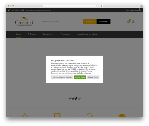 WordPress theme Aora - ornattodecoracoes.com.br