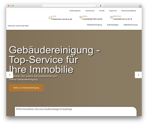 Indutri themer WordPress plugin - rems-service.de