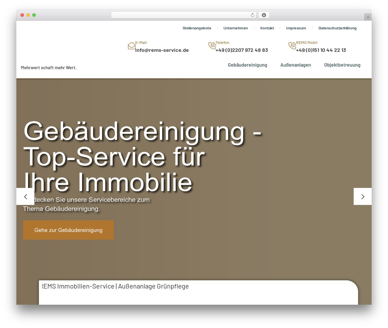 WordPress theme Hello Elementor - rems-service.de