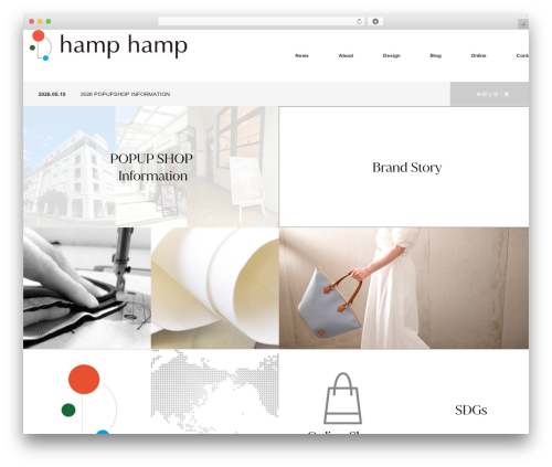 BLOC WordPress theme - hamphamp.com
