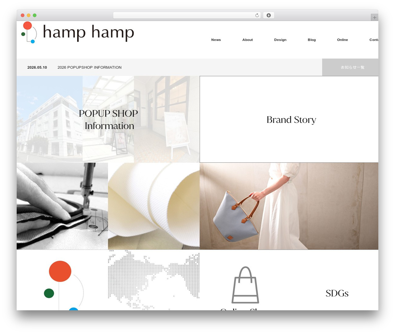 BLOC WordPress theme - hamphamp.com