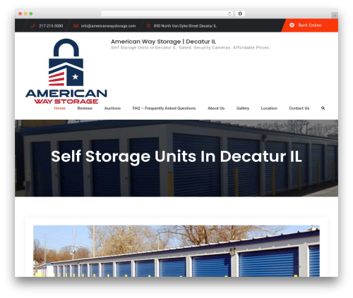 Business Capital WordPress theme for business - storagedecatur.com