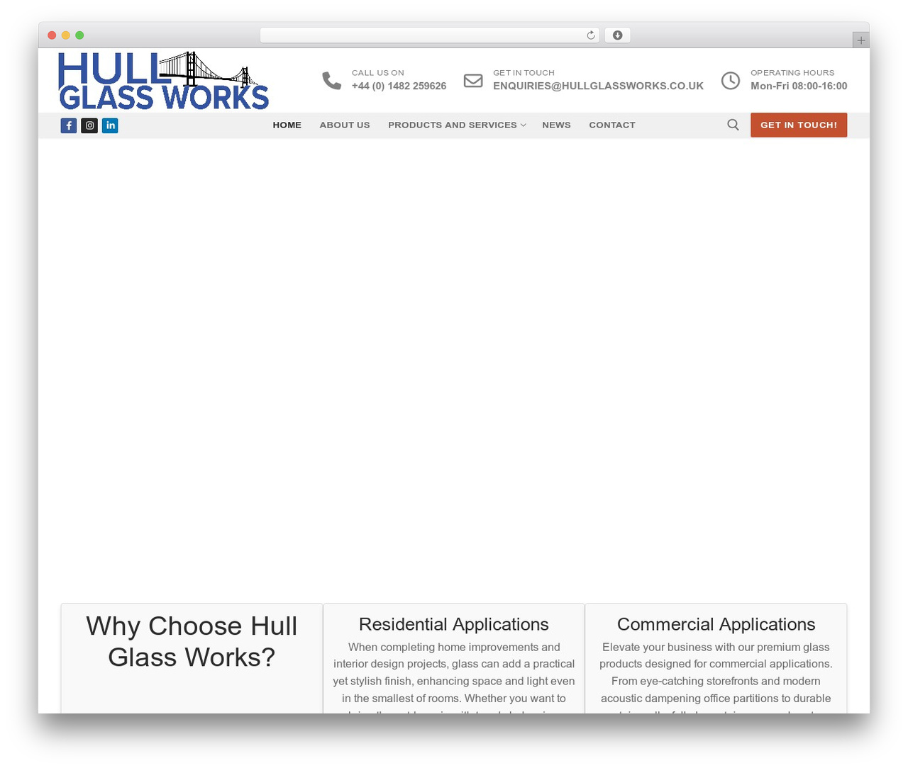 Customify WP theme - hullglassworks.com Customify WP theme - hullglassworks.com
