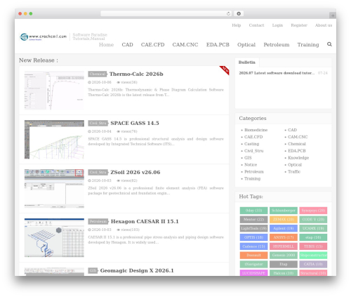DUX WordPress theme - www.crackcad.com
