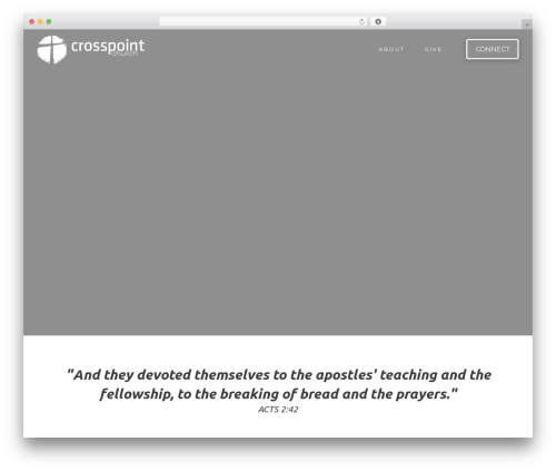 Sermon manager pro WordPress plugin - crosspointutah.com