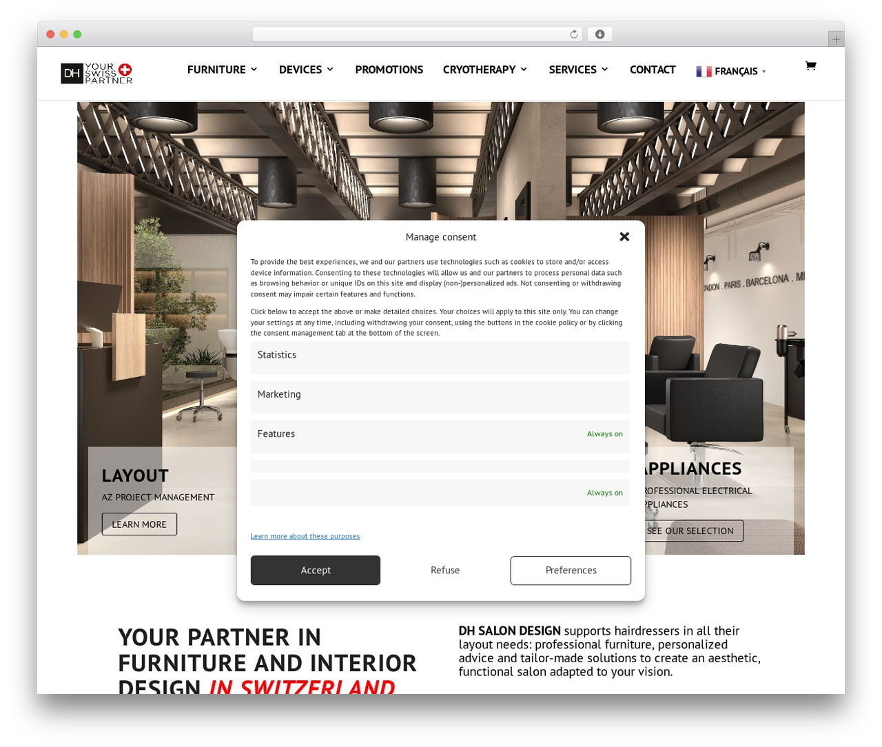 WordPress theme Divi creative agency - dhsalondesign.ch WordPress theme Divi creative agency - dhsalondesign.ch