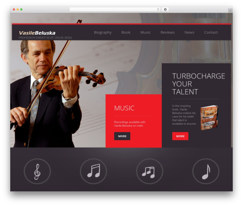 WordPress theme cherry - beluska.com