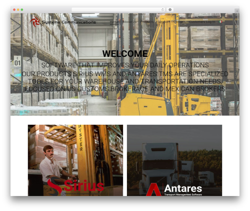 WordPress theme Salient - systemscomm.net