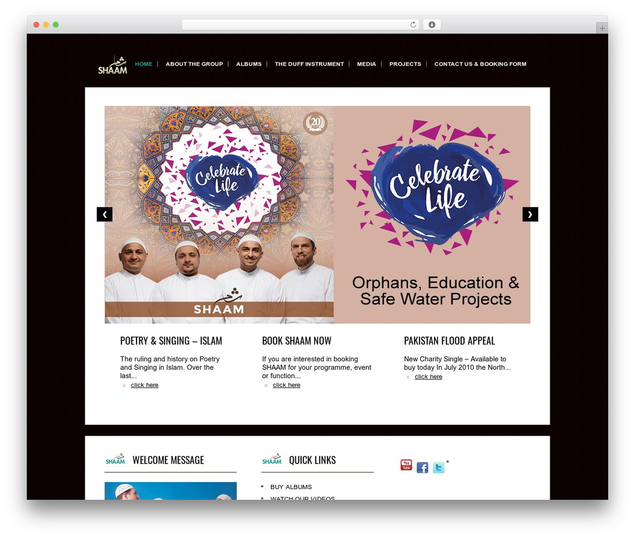 WordPress theme WordPress Theme 1399 - shaamgroup.com