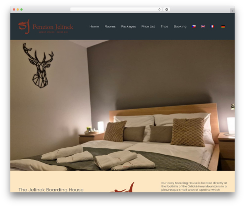 WrapKit WordPress theme - penzionjelinek.cz