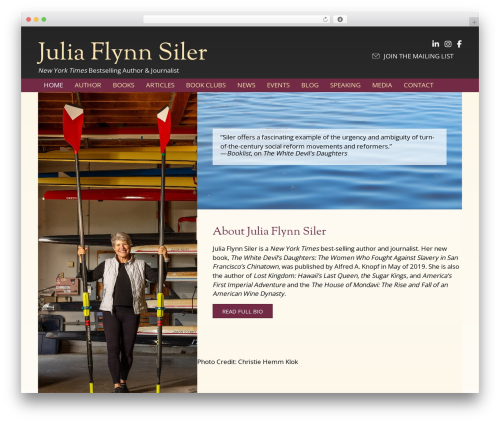 Novelist (novelist) free WordPress plugin - juliaflynnsiler.com