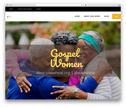 Benevolent WordPress theme - sowwheat.org
