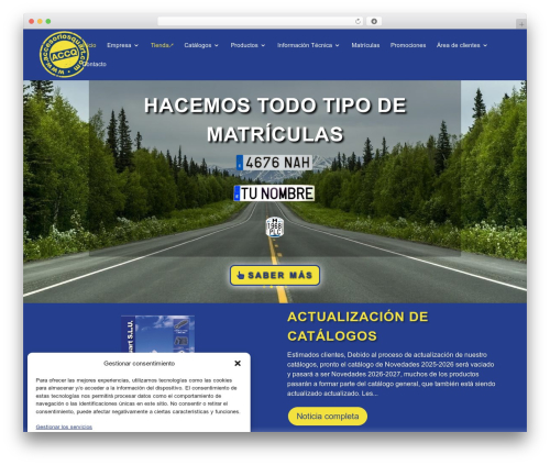 Divi WordPress theme - accesoriosquart.com