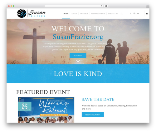 Dynamik WordPress theme - susanfrazier.org