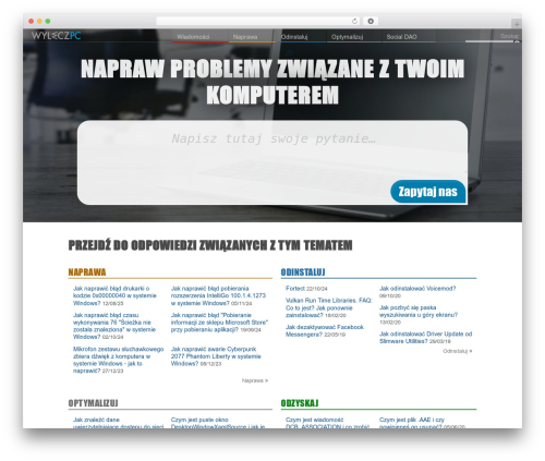 fix premium WordPress theme - wyleczpc.pl