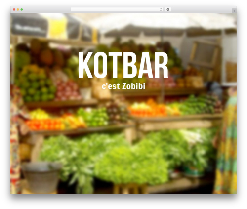 Halfcreative WordPress theme - kotbar.com