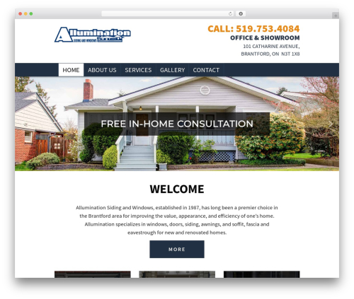 Laurel WordPress theme - allumination.com
