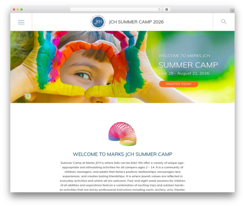 Mobius WordPress theme - jchcamp.com