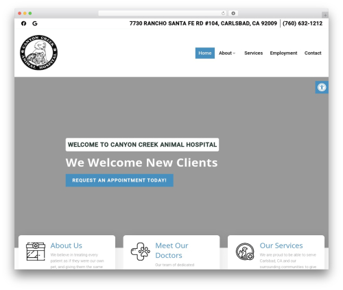 Parent Theme WordPress theme - canyoncreekvet.com