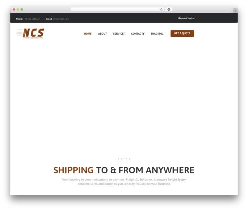 Theme WordPress FreightCo - ncsint.com