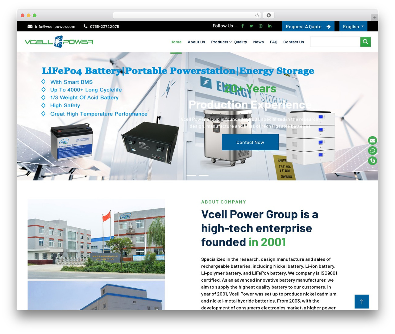 Vcell Theme WordPress theme - vcellpower.com Vcell Theme WordPress theme - vcellpower.com