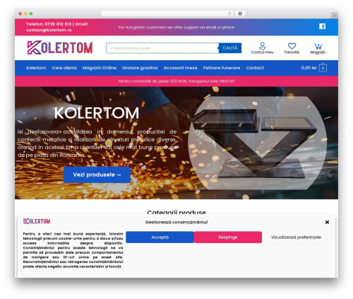 WebTeam premium WordPress theme - kolertom.ro