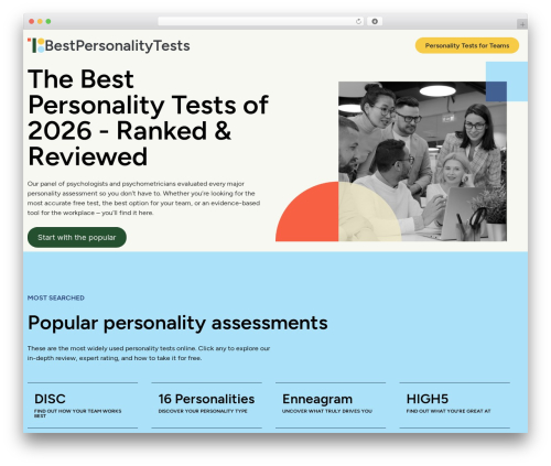 Modal_survey WordPress plugin - bestpersonalitytests.com