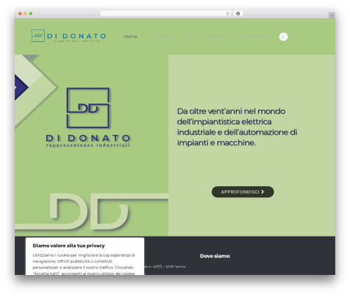 WordPress theme Revirta - didonatorappresentanze.com