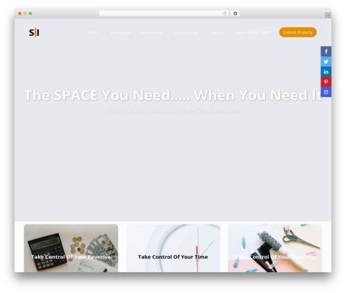 Rentals gutenberg WordPress plugin - spaced-in.com