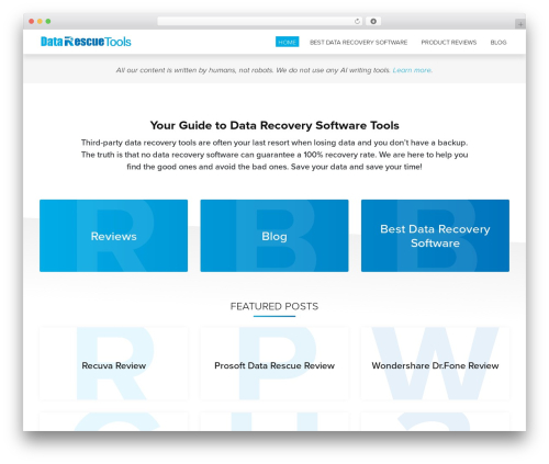 Action Tech Theme best WordPress theme - datarescuetools.com