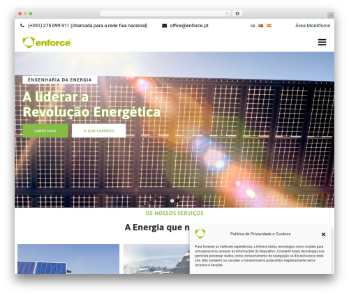 Best WordPress theme Greenly - enforce.pt