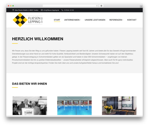 The7 WordPress theme - fliesen-lepping.de