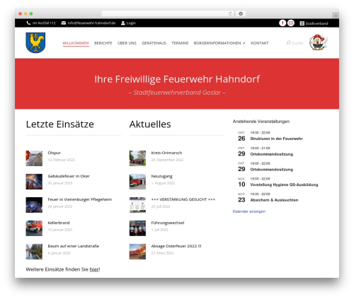 Einsatzverwaltung (einsatzverwaltung) free WordPress plugin - feuerwehr-hahndorf.de