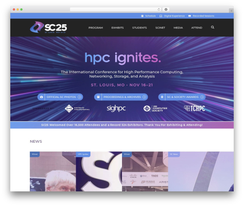 WordPress theme SC Theme - sc25.supercomputing.org