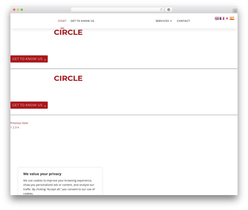 WordPress theme Divi - circuloabogados.com