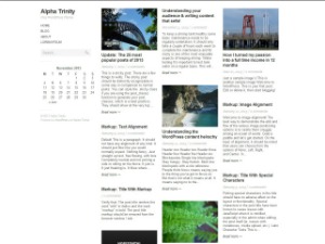 Alpha Trinity WordPress theme Alpha Trinity WordPress theme