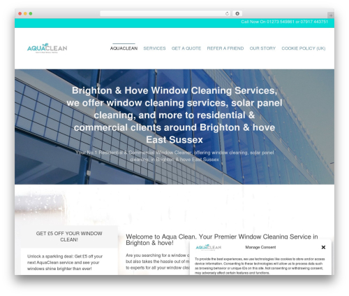 Angle WordPress theme - windowcleaningservices.me.uk