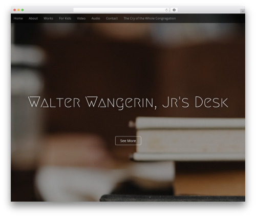Arcade Basic WP theme - walterwangerinjr.com