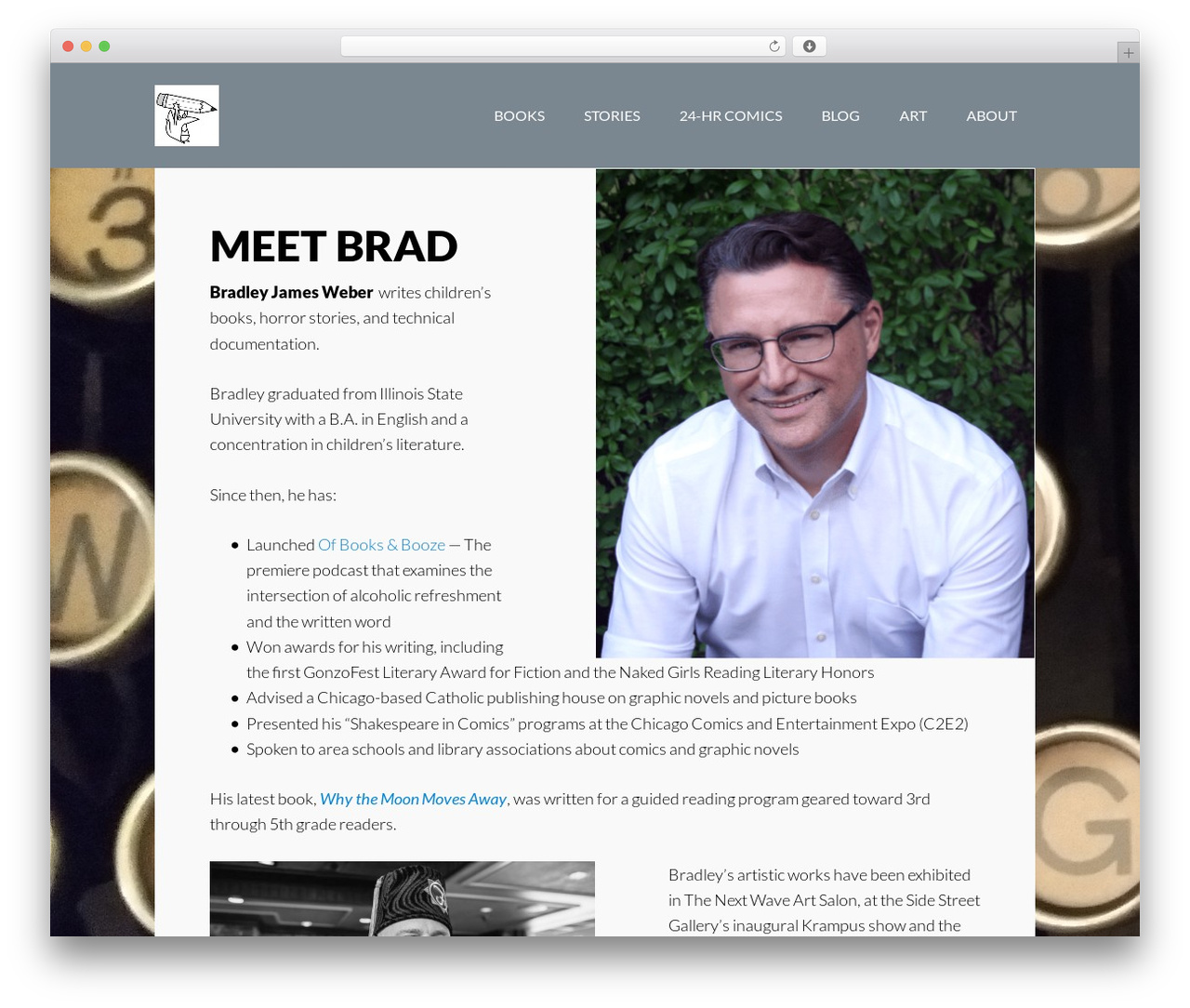 Genesis WordPress theme - bradleyjamesweber.com