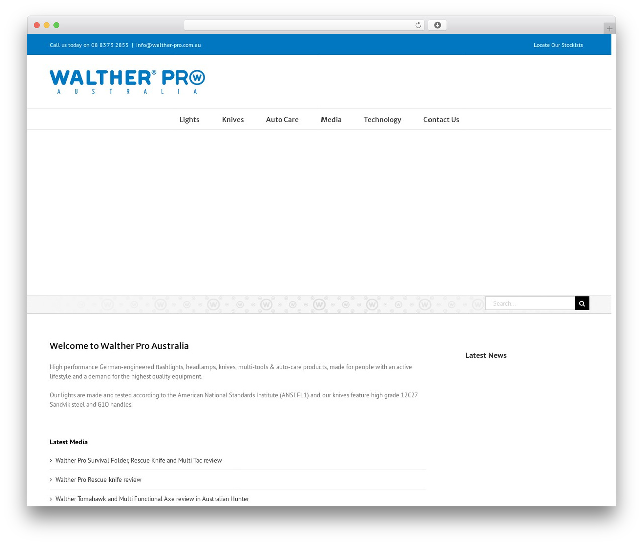 Avada top WordPress theme - walther-pro.com.au