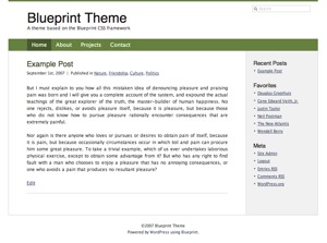 Blueprint Theme theme WordPress
