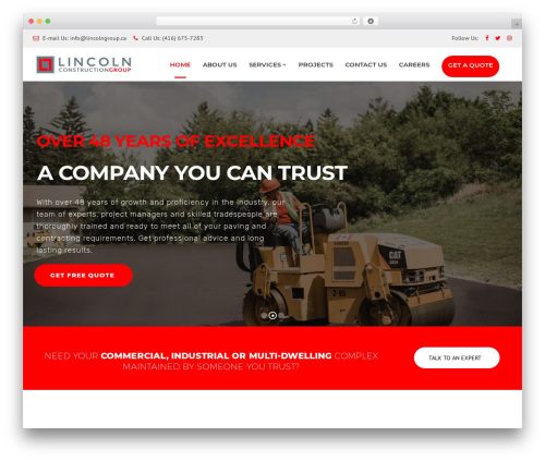 Radiantthemes mega menu WordPress plugin - lincolngroup.ca