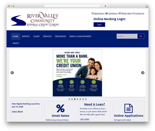 Builder WordPress theme - myrvcu.com