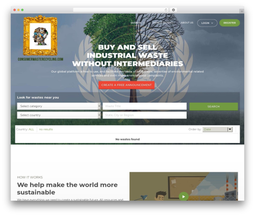 CWR WordPress theme - consumerwasterecycling.com