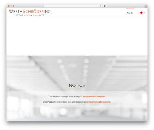 DFD Native WordPress website theme - werthschroeder.com