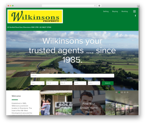 Felix WordPress theme - wilkinsonsrealestate.com.au