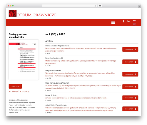 forum WordPress theme - forumprawnicze.eu