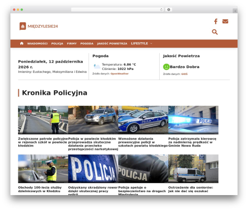 Features of local websites WordPress plugin - miedzylesie24.pl
